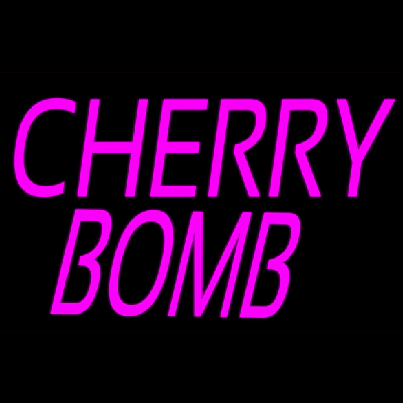 Cherry Bomb Leuchtreklame