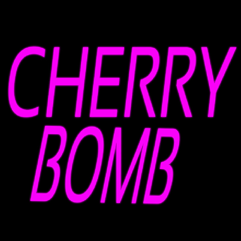 Cherry Bomb Leuchtreklame