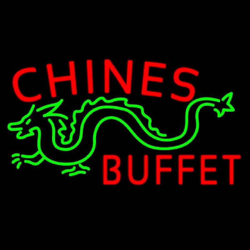 Chinese Buffet Dragon Leuchtreklame