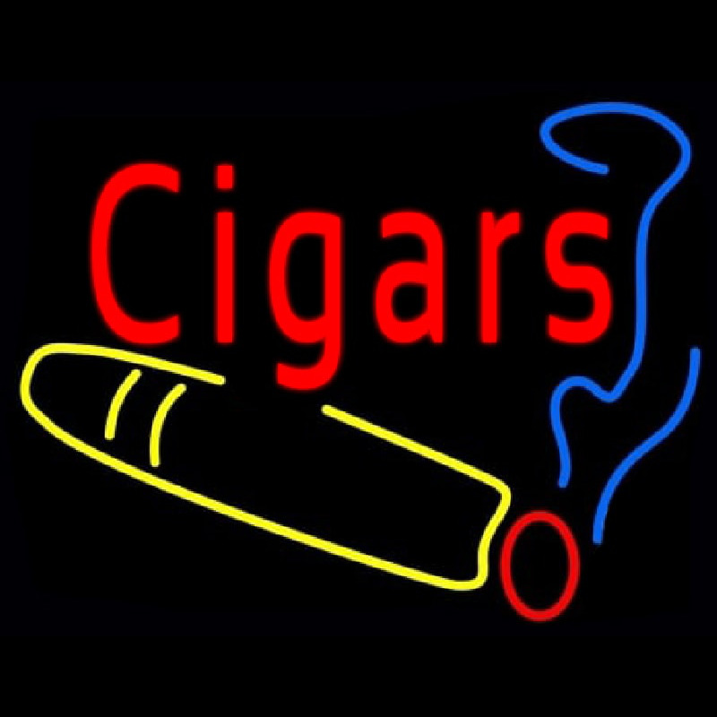 Cigars Logo Leuchtreklame