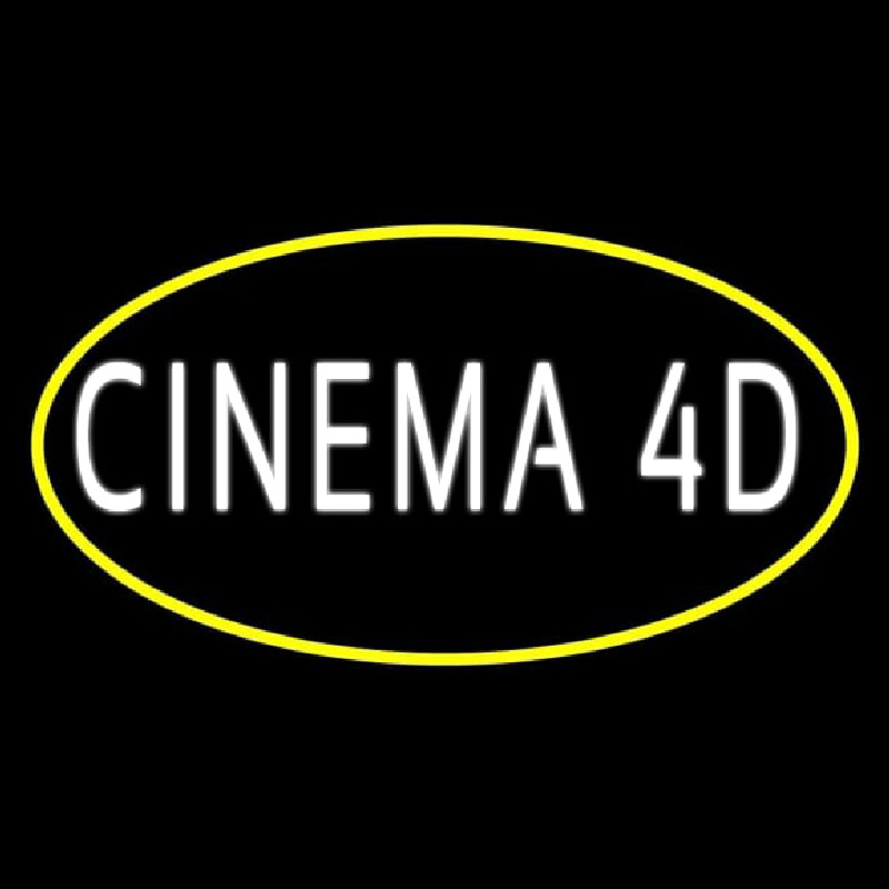 Cinema 4d With Border Leuchtreklame