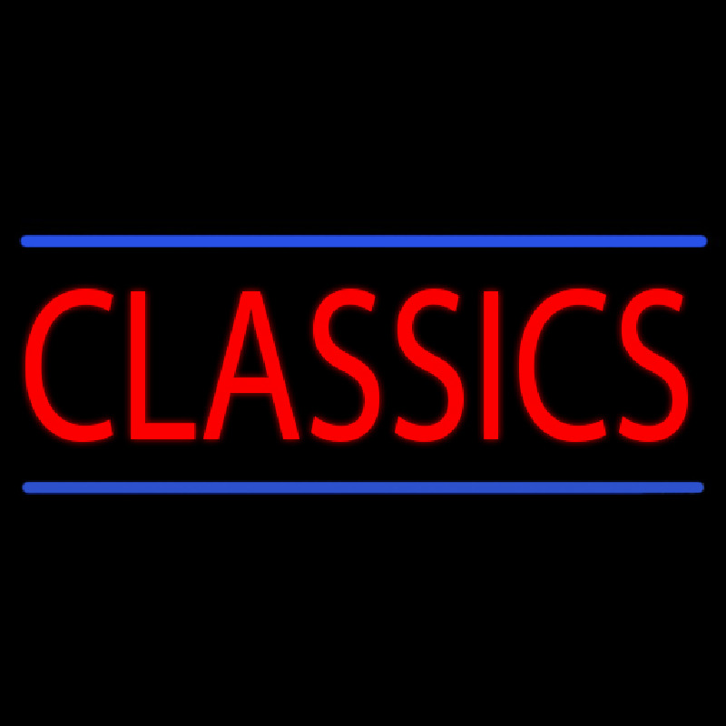 Classics Leuchtreklame