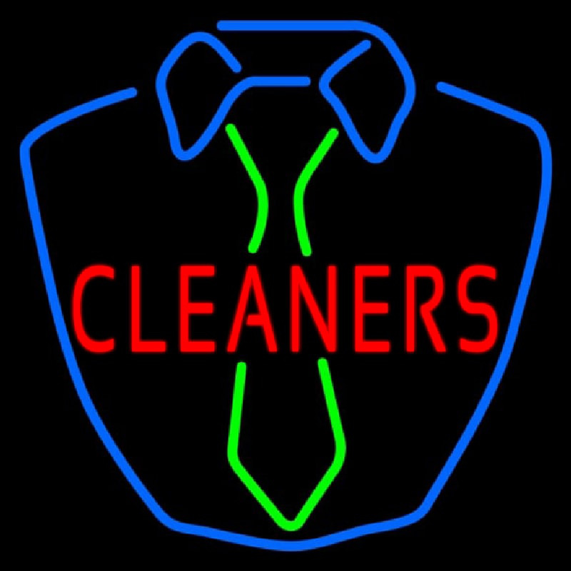 Cleaners Shirt Logo Leuchtreklame