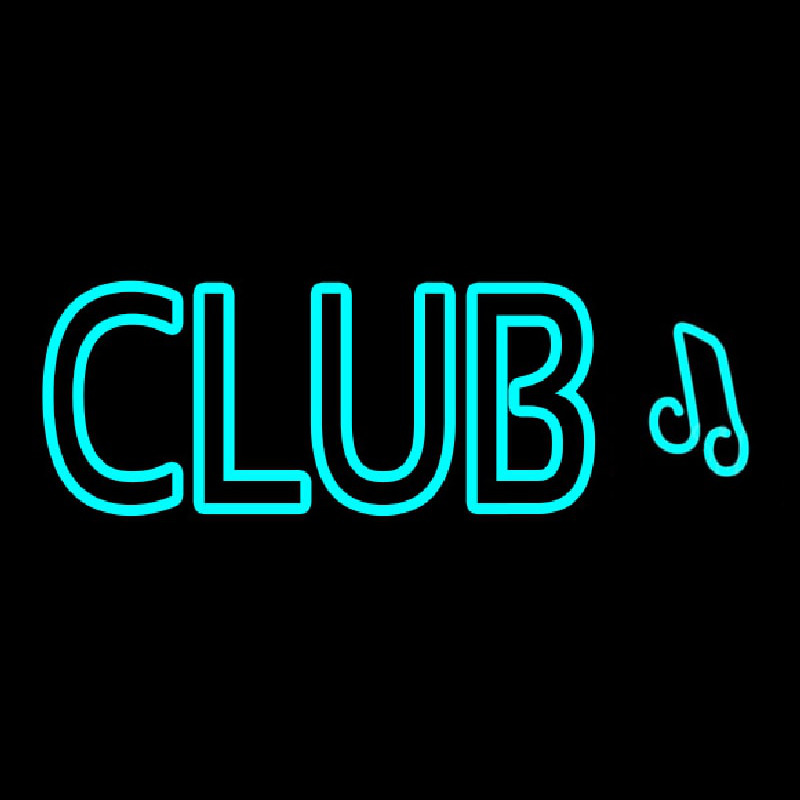 Club Music Leuchtreklame