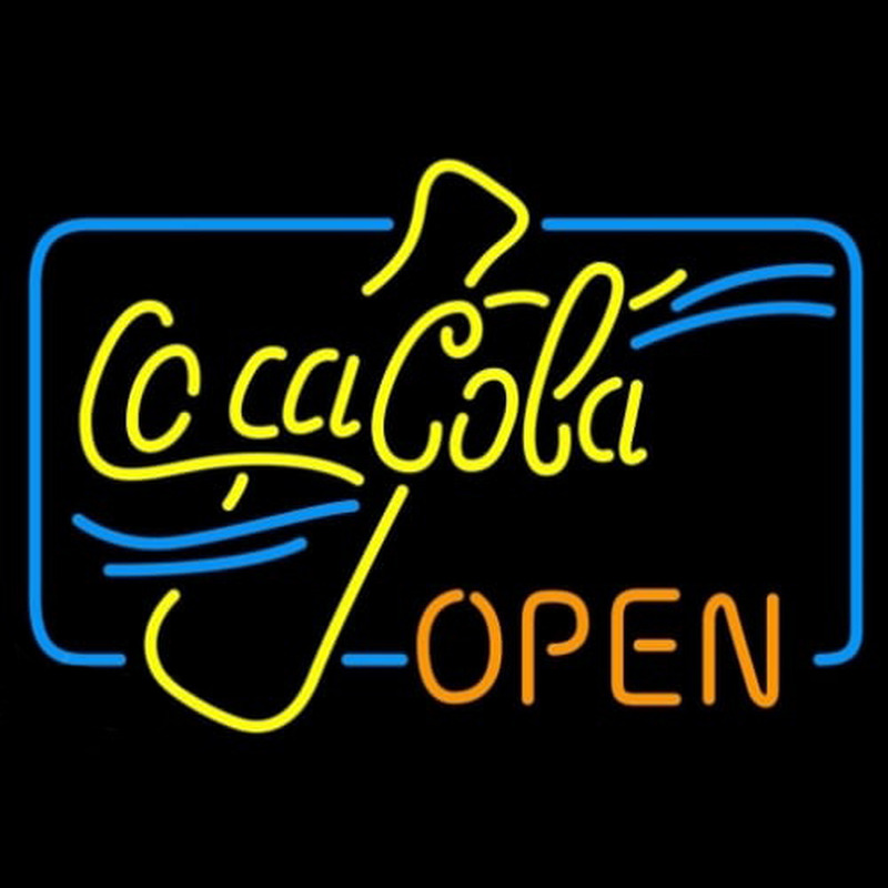 Coca Cola Open Leuchtreklame