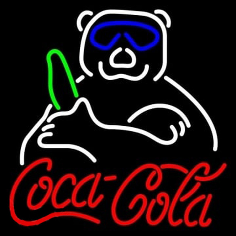 Coca Cola Panda Leuchtreklame