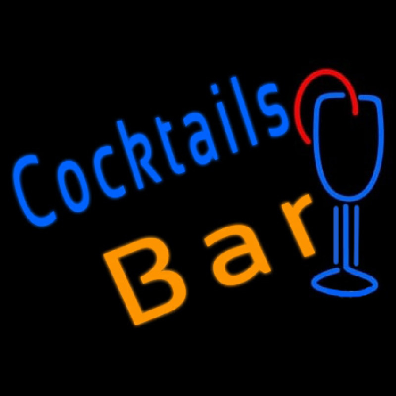 Cocktails Bar Leuchtreklame