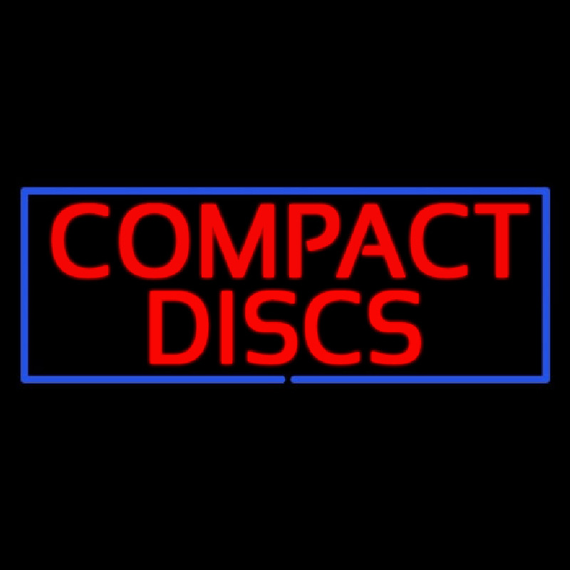 Compact Discs Leuchtreklame