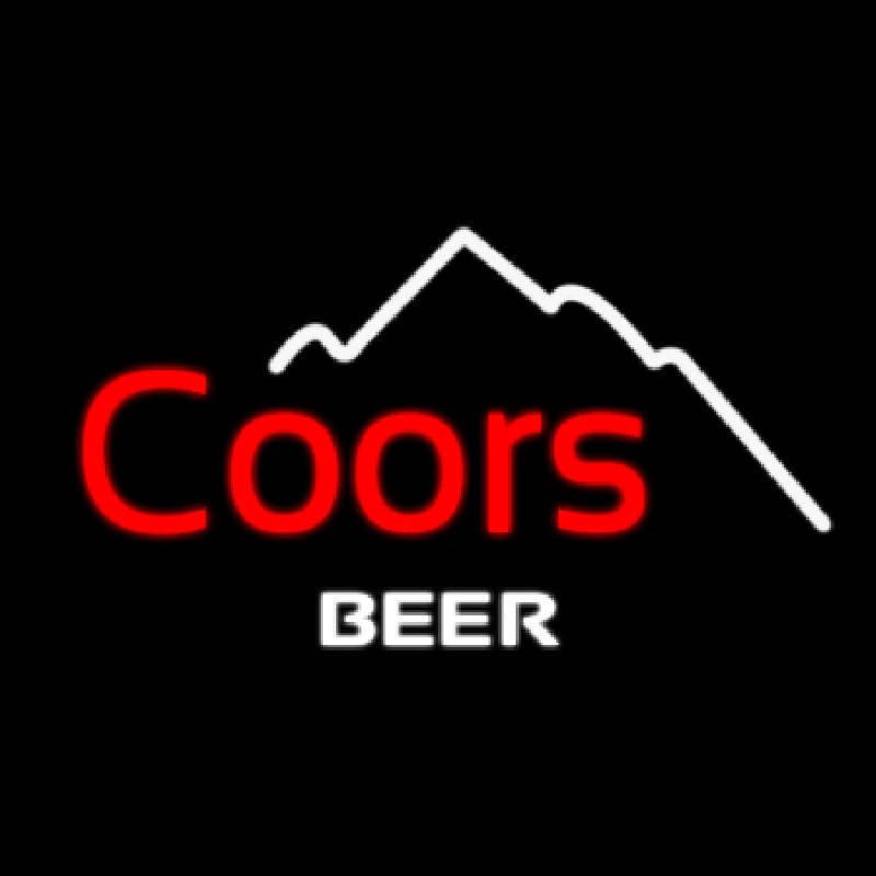 Coors Beer Mountain Leuchtreklame