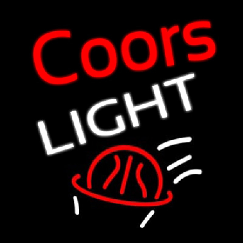 Coors Light Basket Ball Leuchtreklame