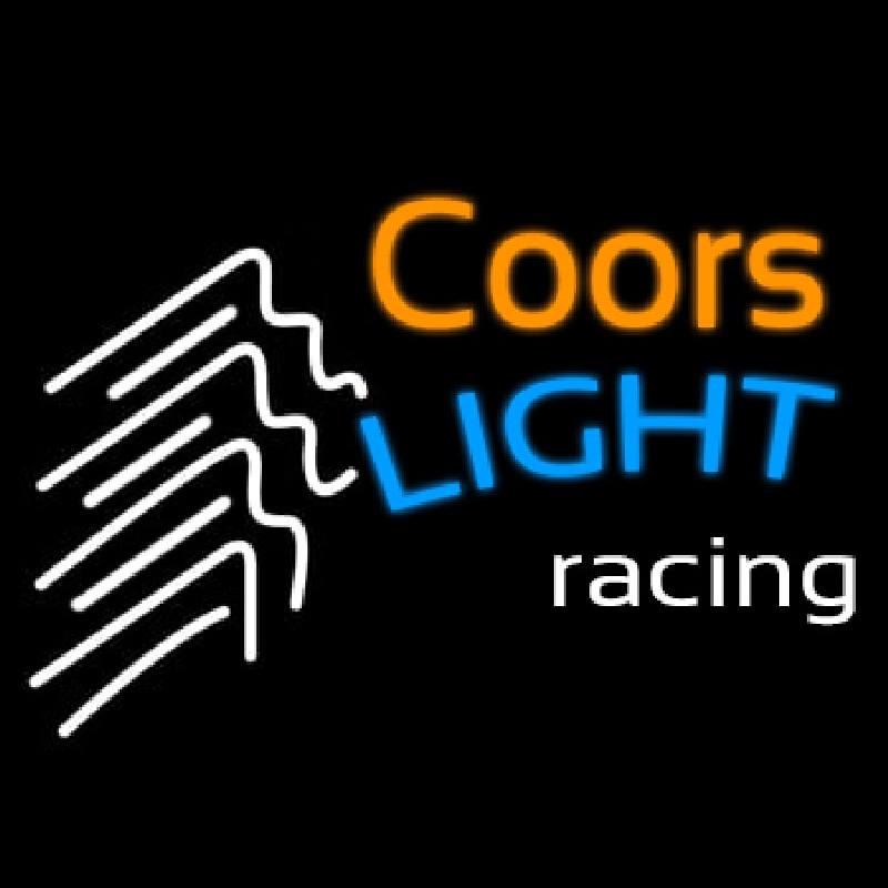 Coors Light Racing Beer Leuchtreklame