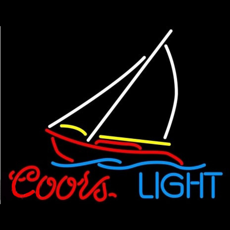 Coors Light Sailboat Leuchtreklame