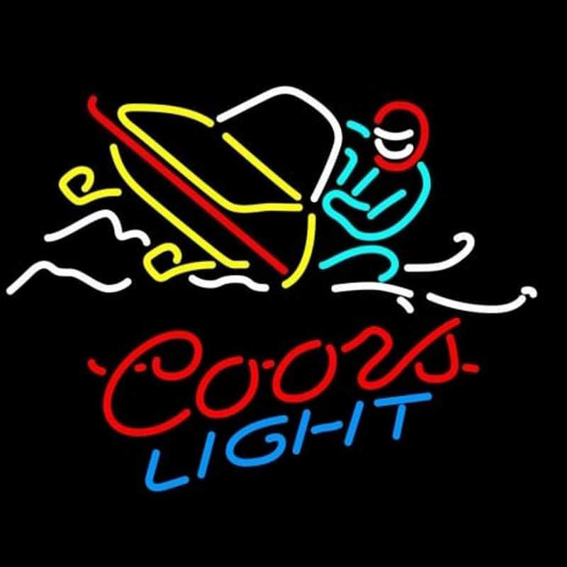 Coors Light Snowmobile Leuchtreklame