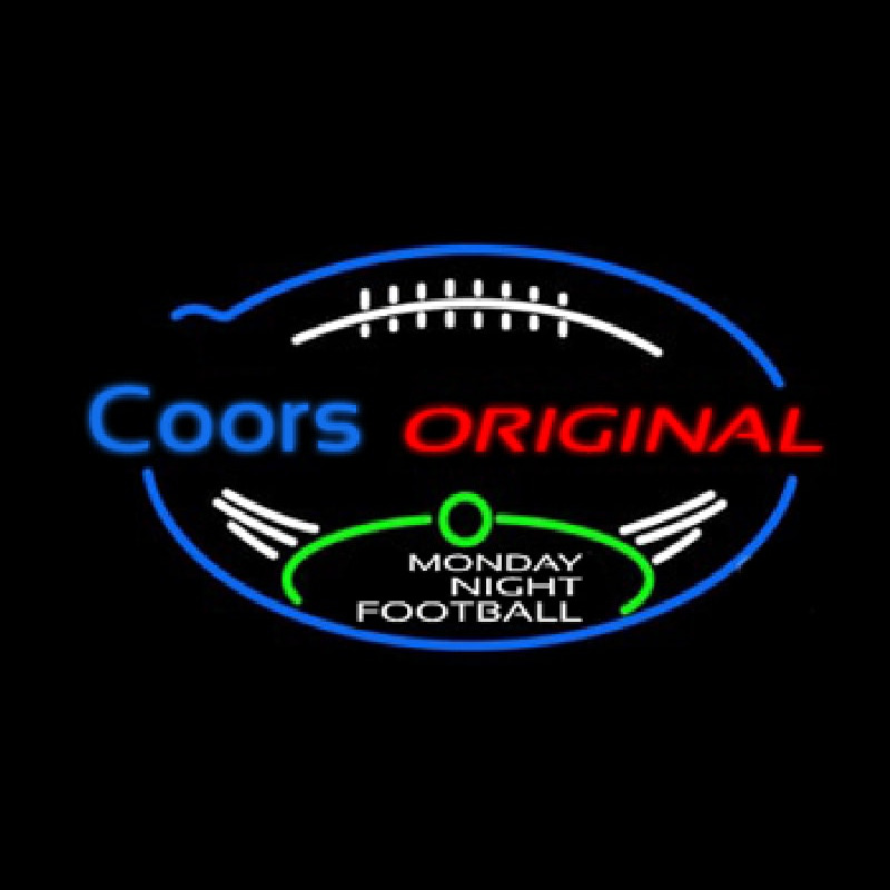 Coors Original Monday Night Football 35th Anniversary Leuchtreklame