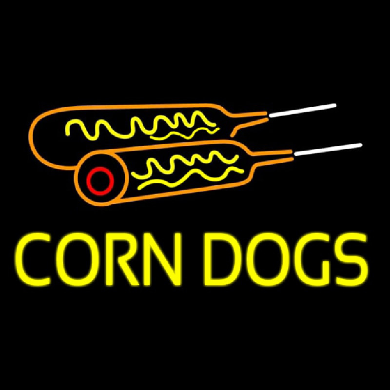 Corn Dogs Leuchtreklame