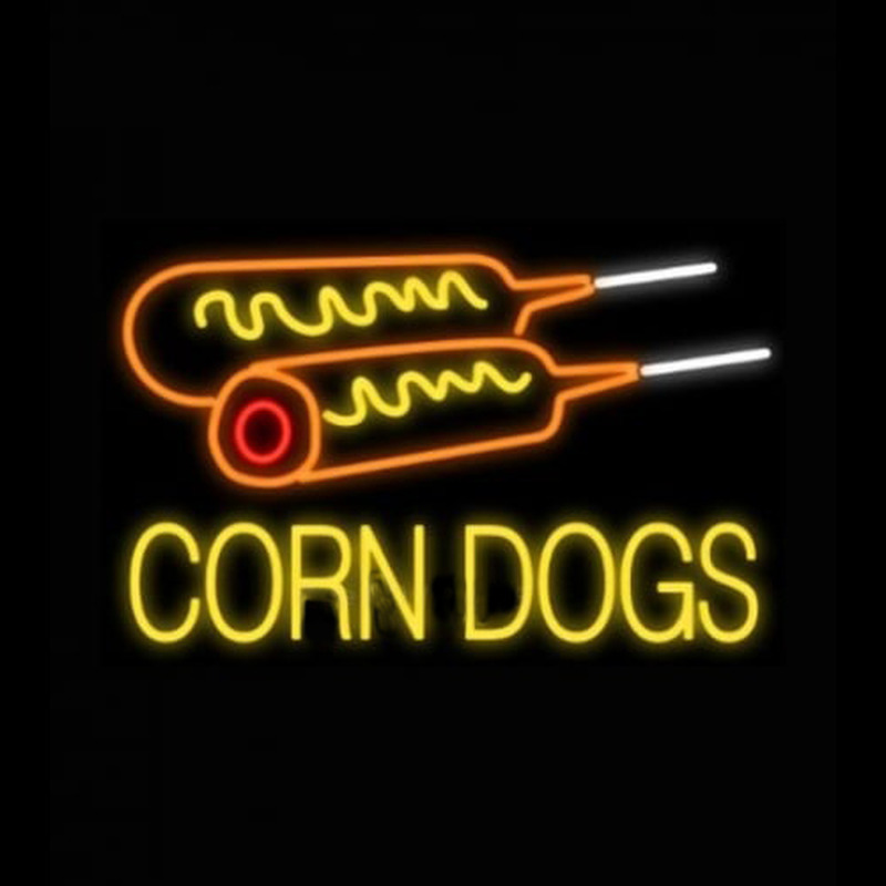 Corn Dogs Leuchtreklame