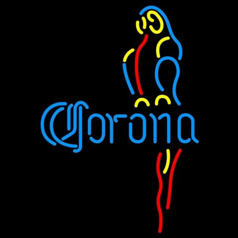 Corona Blue Parrot Beer Sign Leuchtreklame