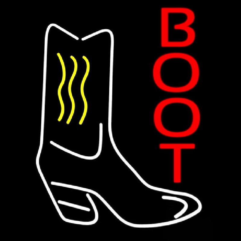 Cowboy Boot 1 Leuchtreklame