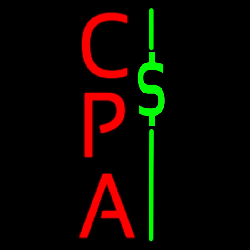 Cpa Dollar Symbol Leuchtreklame