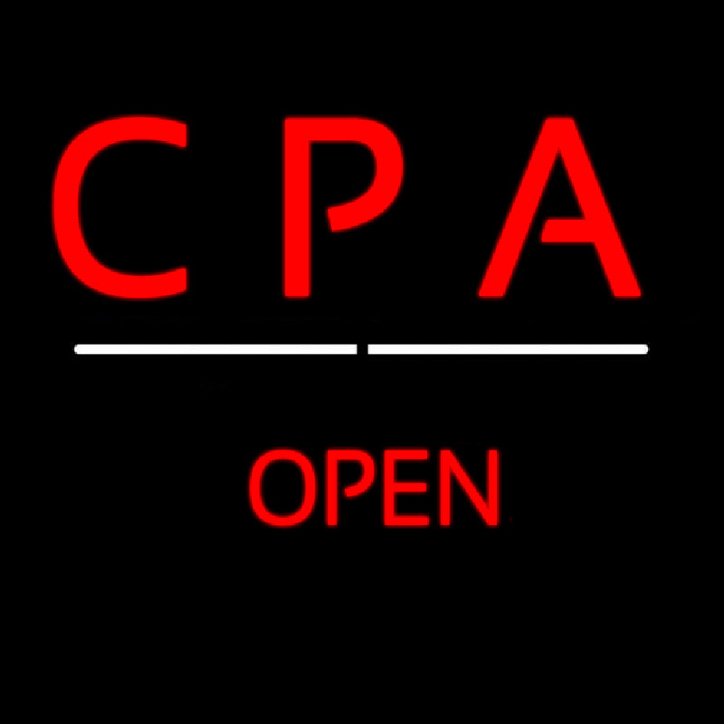 Cpa Open White Line Leuchtreklame