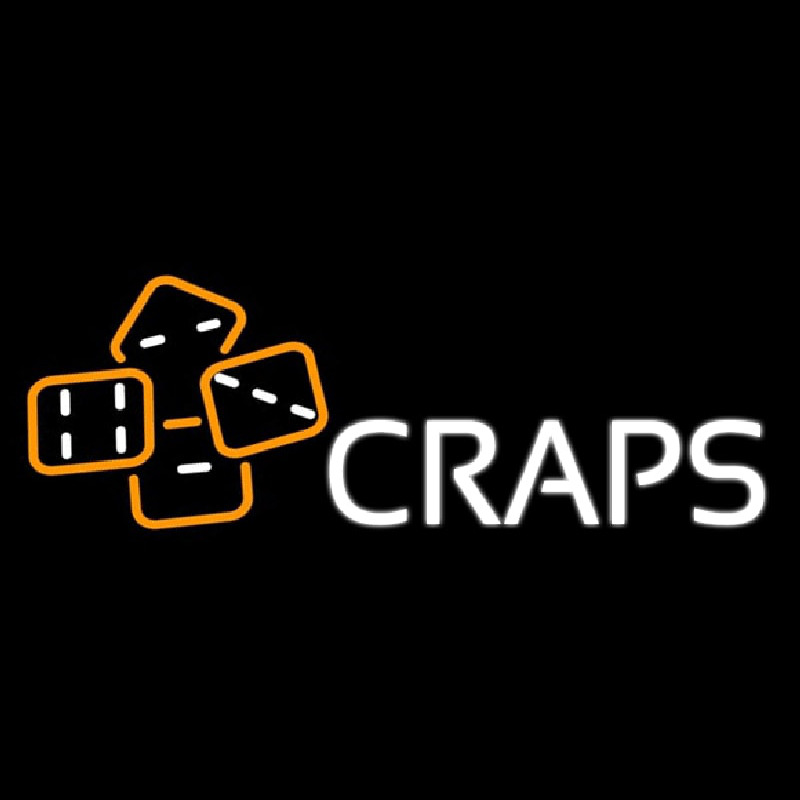 Craps With Hand Logo 1 Leuchtreklame