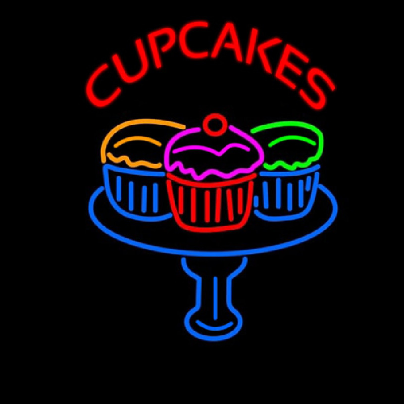 Cup Cakes Leuchtreklame