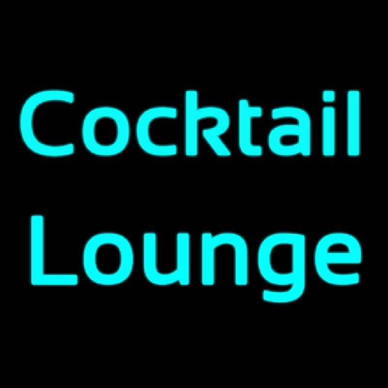 Cursive Cocktail Lounge Leuchtreklame