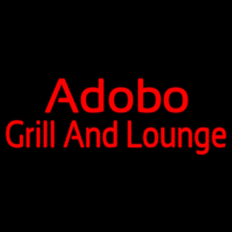 Custom Adobo Grill And Lounge 2 Leuchtreklame