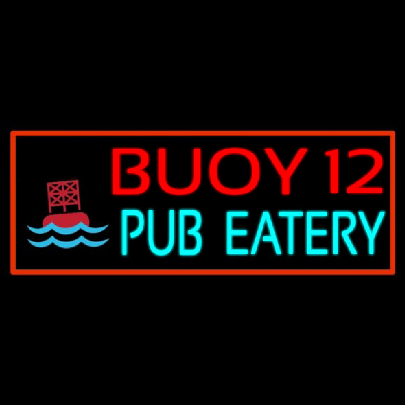 Custom Buoy 12 Pub Eatery Leuchtreklame