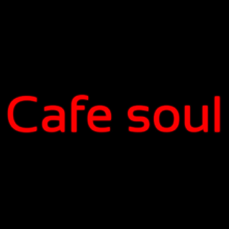 Custom Cafe Soul 2 Leuchtreklame