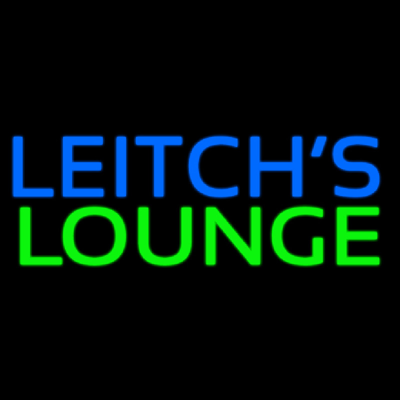 Custom Leitchs Lounge Leuchtreklame