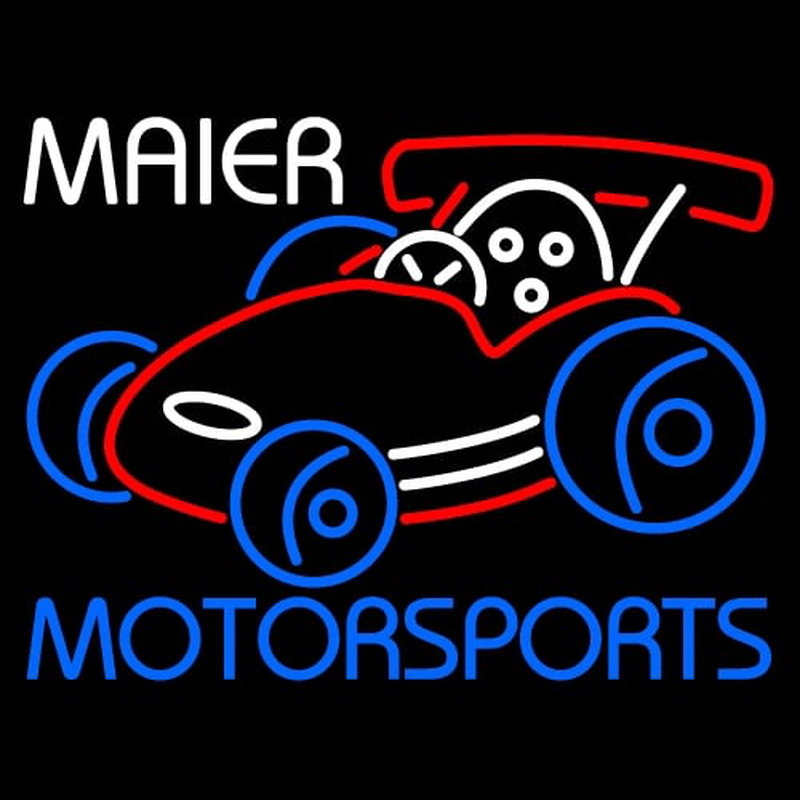 Custom Maier Motorspots Go Kart Leuchtreklame