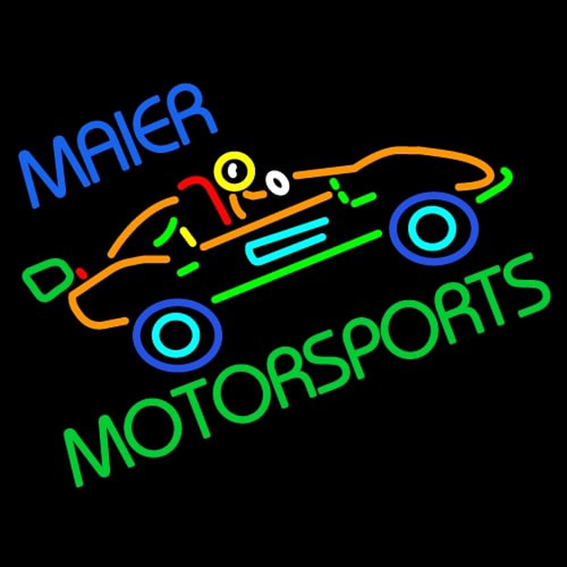 Custom Maier Motorspots Go Kart Leuchtreklame