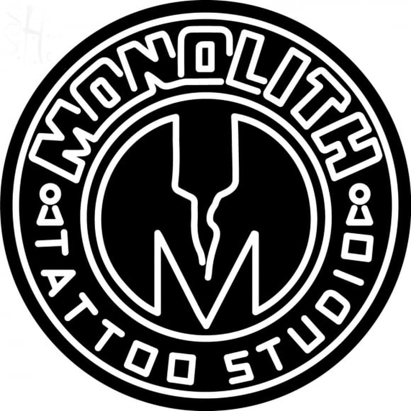 Custom Monolith Tattoo Studio Logo 1 Leuchtreklame