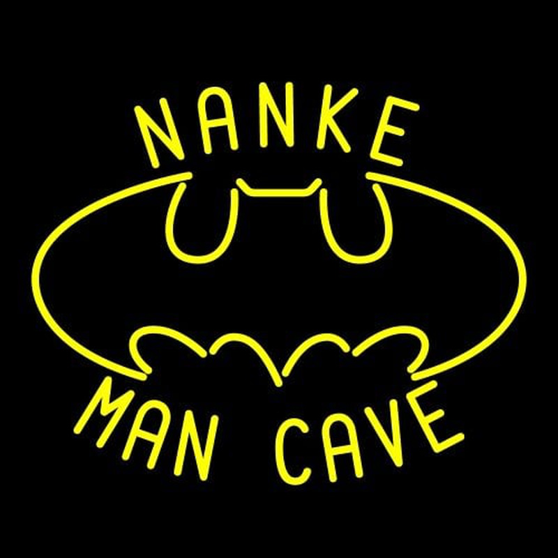 Custom Nanke Mancave Bat Leuchtreklame