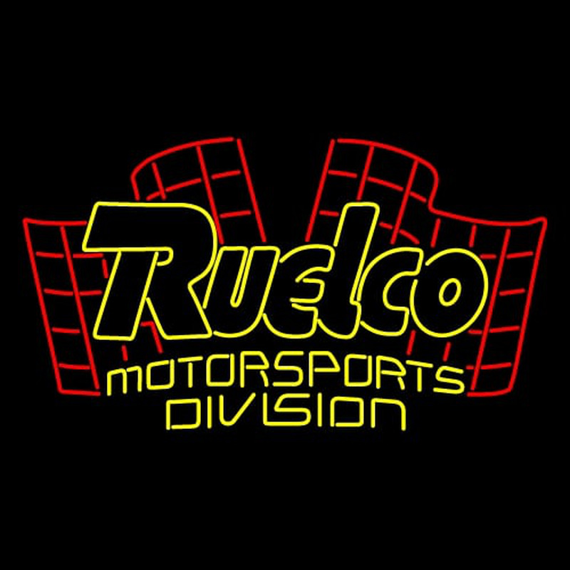 Custom Ruelco Motorsport Division Leuchtreklame