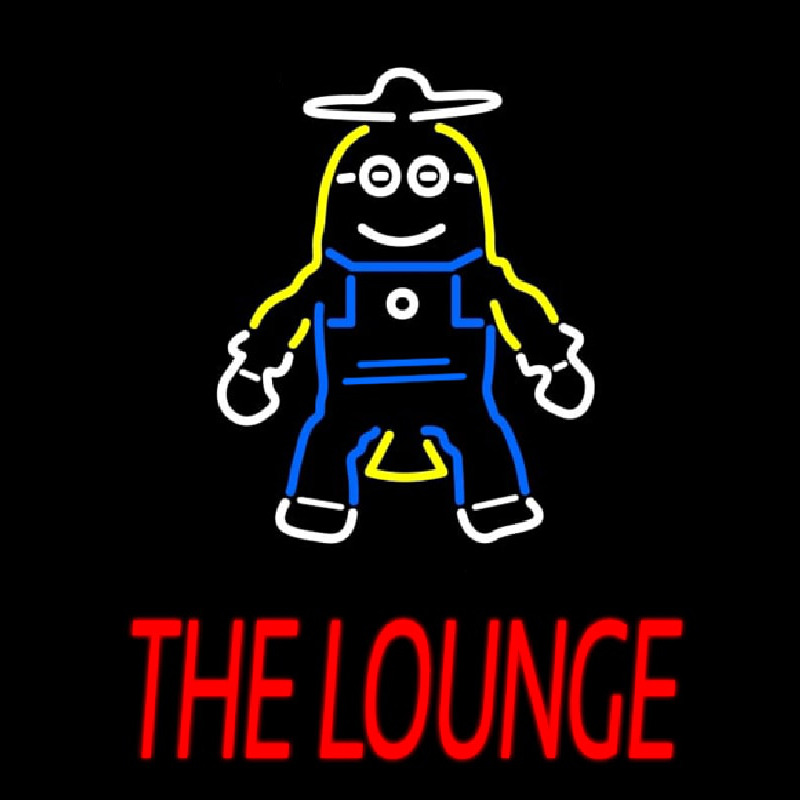 Custom The Lounge Leuchtreklame