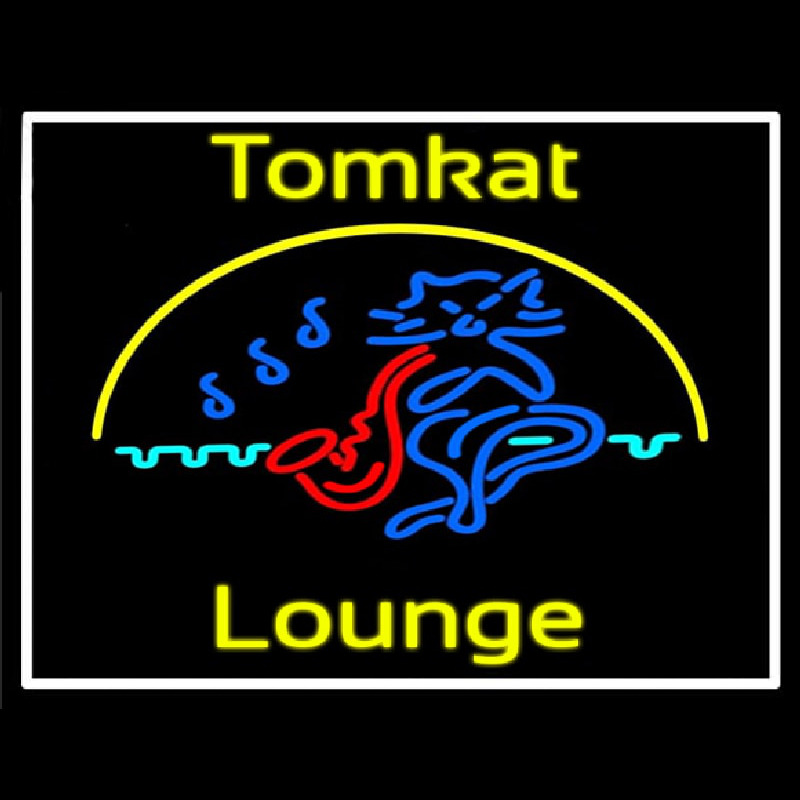 Custom Tomkat Lounge Sa ophone Logo Leuchtreklame