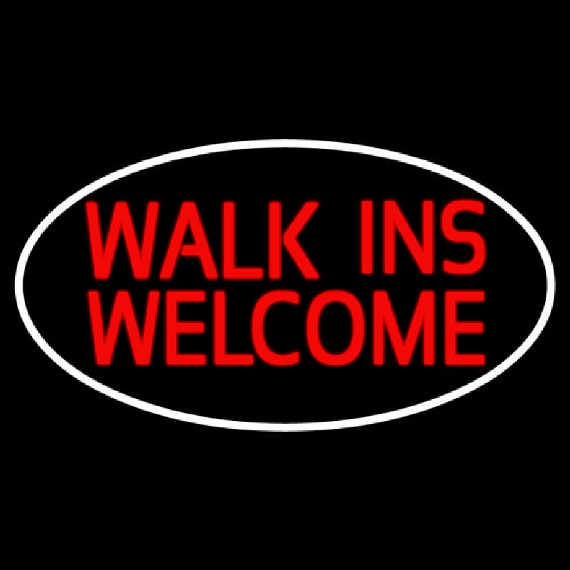 Custom Walks In Welcome 1 Leuchtreklame