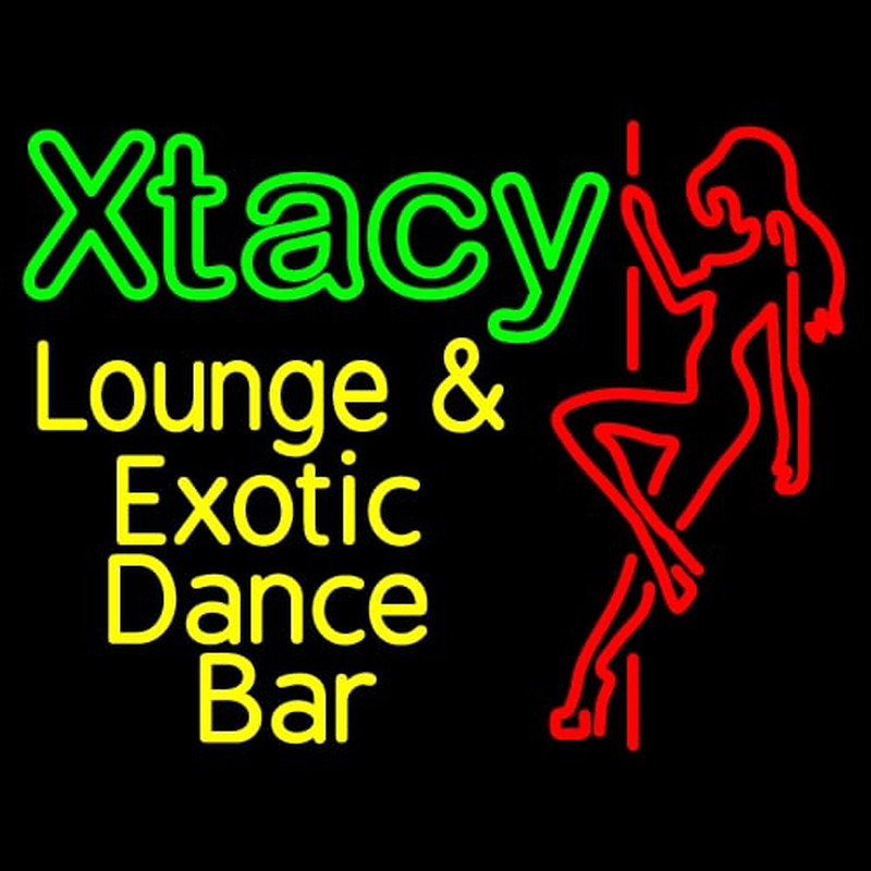 Custom Xtacy Lounge And Exotic Dance Bar Leuchtreklame