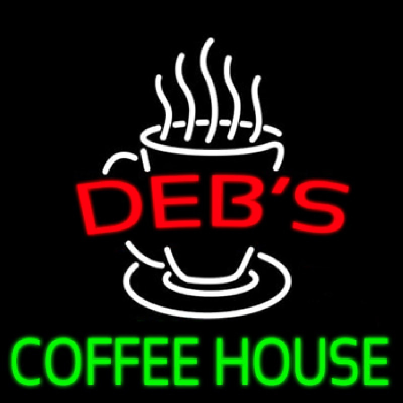 Debs Coffee House Leuchtreklame