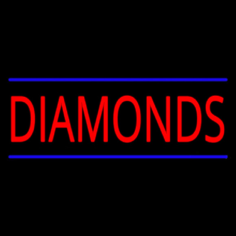 Diamonds Leuchtreklame