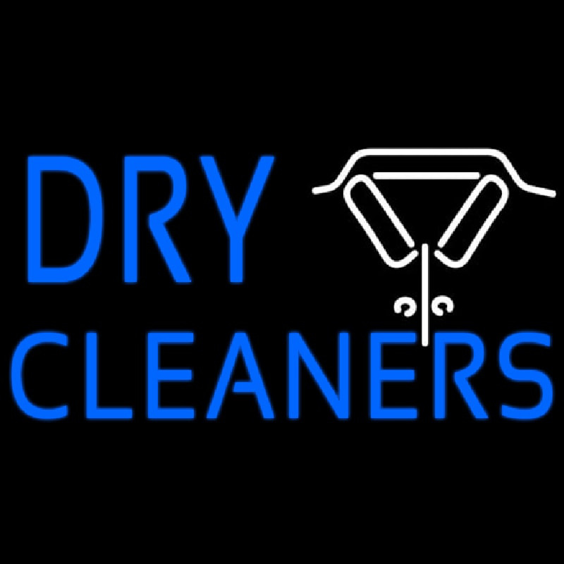 Dry Cleaners With Shirt Logo Leuchtreklame