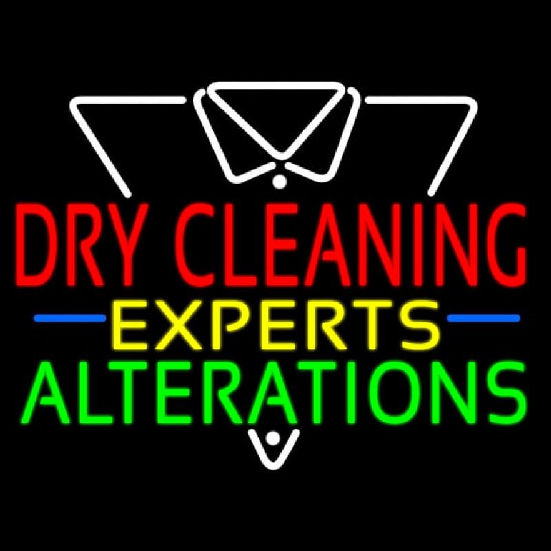 Dry Cleaning E perts Leuchtreklame