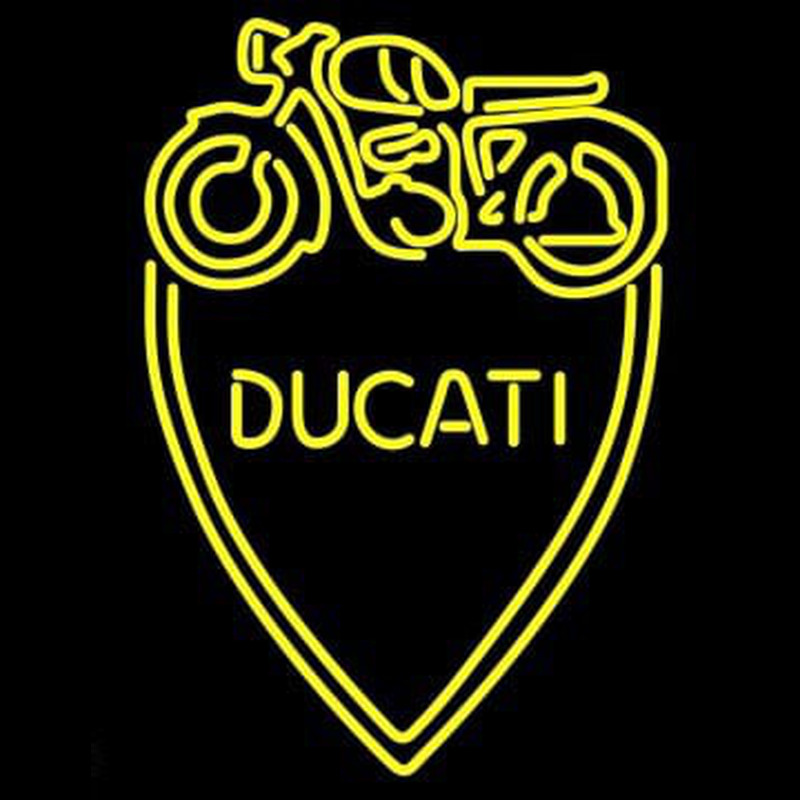 Ducati Meccanica Bllogna Leuchtreklame