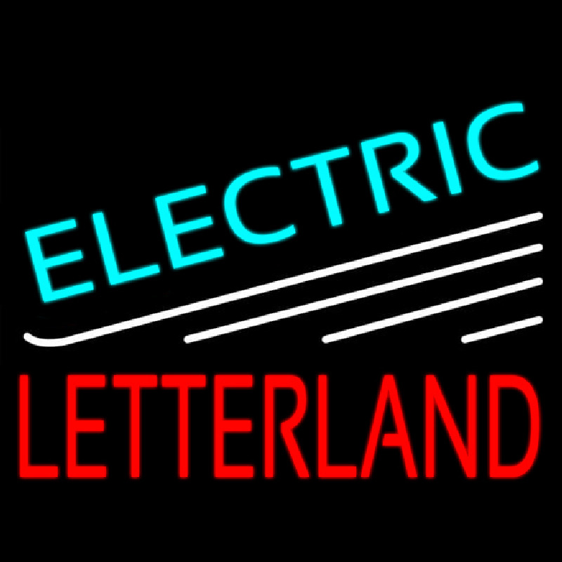 Electric Letterland Leuchtreklame