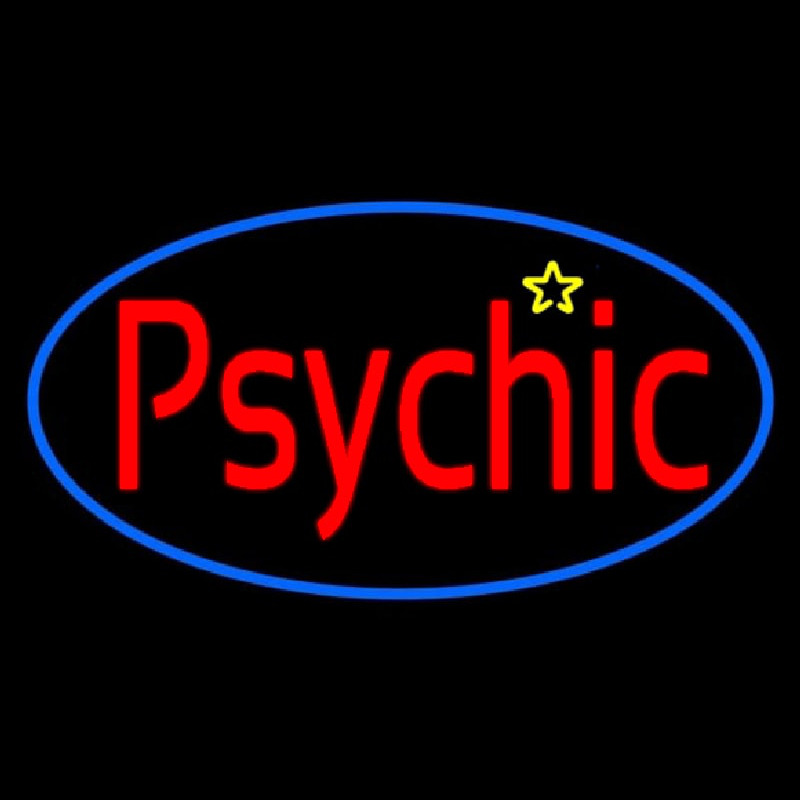 European Psychic Reader Leuchtreklame