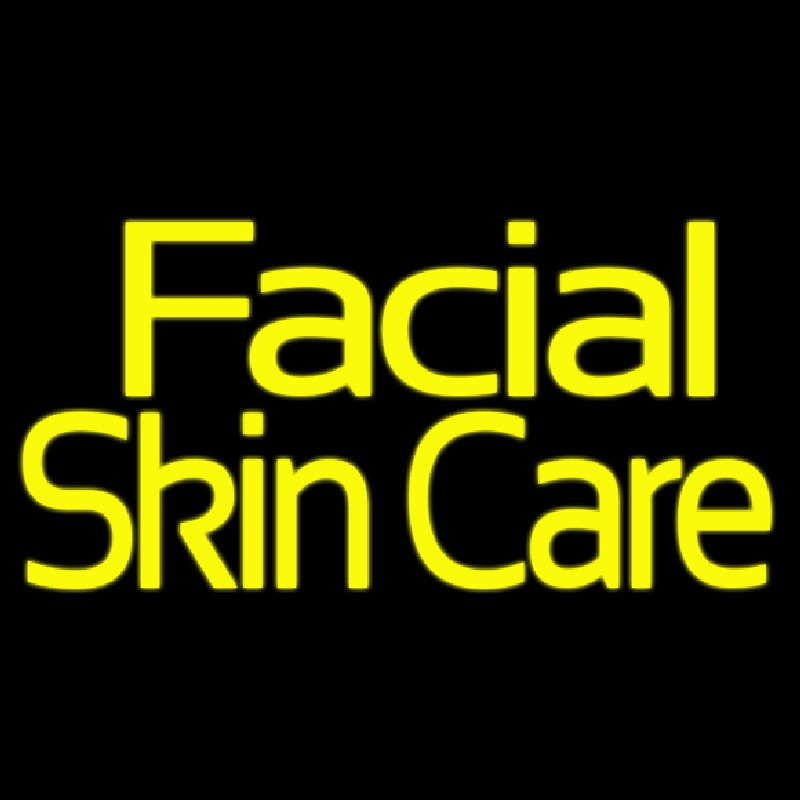 Facial Skin Care Leuchtreklame