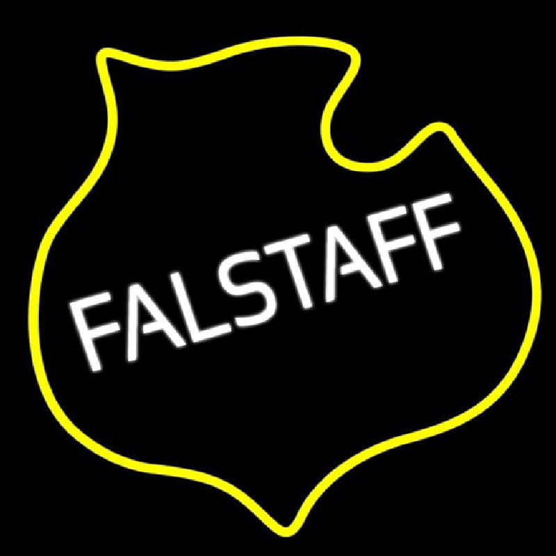 Falstaff Logo Leuchtreklame