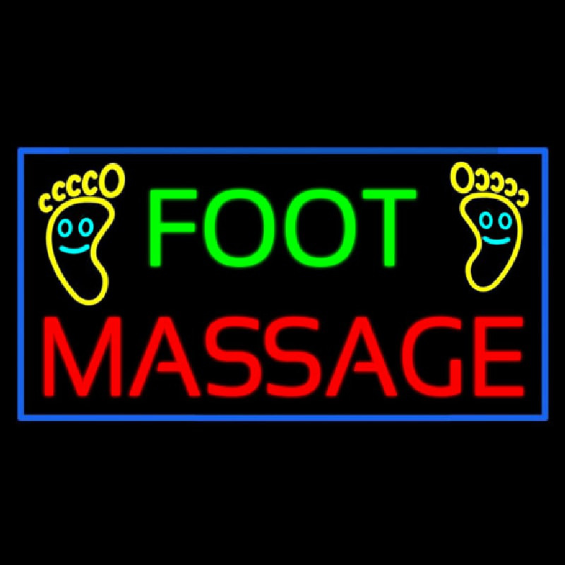 Foot Massage Leuchtreklame